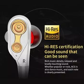 Магнитные проводные наушники с микрофоном с функцией шумоподавления, высокая четкость звука, сверхлегкие внутриканальные наушники эргономичного дизайна, спортивные вкладыши чёрный