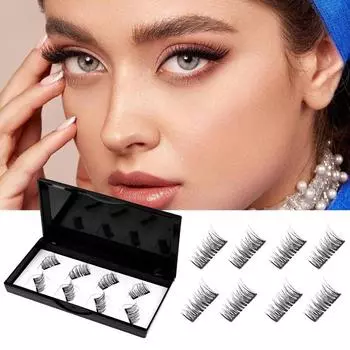 Магнитные ресницы Natural Look без клея Накладные ресницы Новые магнитные ресницы