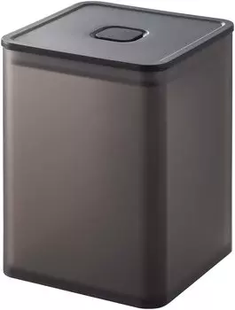 Магнитные щипцы Yamazaki Jitsugyo 5727 и герметичная канистра с клапаном, цвет черный, приблизительно. W9.2XD9.2XH12см Башня Сменный блок Герметичный Легко открываетсяЗакрываетсяМожно разобрать