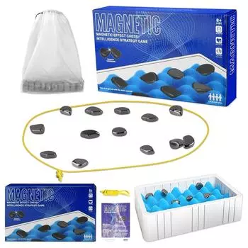 Магнитные шахматы, Магнитная настольная игра, Веселая настольная магнитная игра, Семейные игры для детей и взрослых One Size