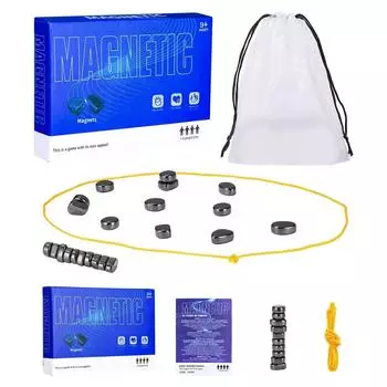 Магнитные шахматы, Магнитная настольная игра, Веселая настольная магнитная игра, Семейные игры для детей и взрослых One Size