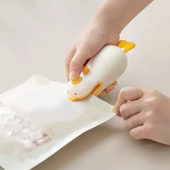 Магнитные термосварщики, Запайщики пакетов, Ручные запайщики пакетов, Запайщики пакетов в форме утки, Перезаряжаемые запайщики пакетов белый