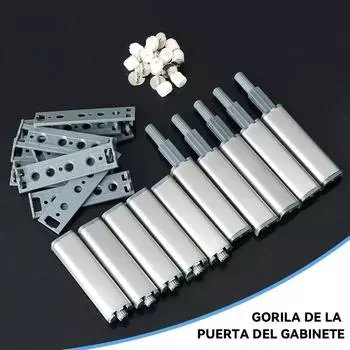 Магнитные защелки из нержавеющей стали для шкафов, фурнитура для открытия шкафа, сенсорная защелка, кухонная дверь, толкание серебряный