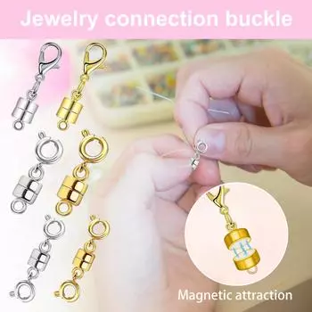 Магнитные застежки для ожерелий, удлинители для ожерелий, магнитные застежки для ожерелий и застежки для браслетов, ювелирные изделия, цепочка для ожерелий One Size