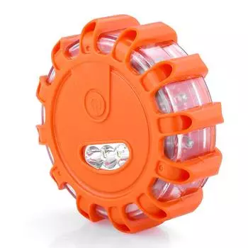 Магнитный 15 светодиодный аварийный мигающий предупреждающий фонарь для безопасности дорожного движения для автомобиля, грузовика, лодки белый