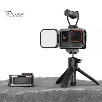 Магнитный адаптер для крепления на штативе камеры, магнитное крепление-адаптер, быстросъемное базовое крепление для спортивной камеры Insta360 Ace/Ace Pro чёрный