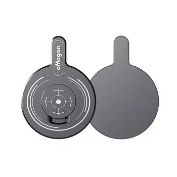 Магнитный адаптер для крепления телефона aMagisn AF03, сменный держатель для телефона для смартфона Insta360 Flow чёрный