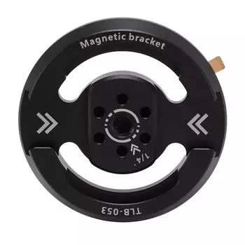 Магнитный адаптер для крепления телефона на штатив с резьбой 1/4 дюйма, круглый адаптер для крепления телефона на штатив