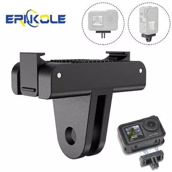 Магнитный адаптер MYOBO для крепления DJI Action 5 Pro, быстросъемное крепление, крышка объектива для DJI Osmo Action 3 4 5 Pro, аксессуары