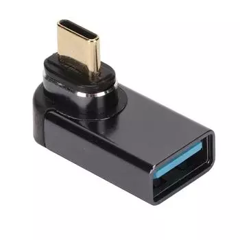 Магнитный адаптер Type C - USB 24pin Elbow 1920x1080 60 Гц 10 Гбит/с Type C Male - USB Female адаптер