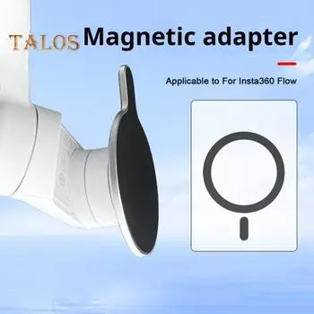 Магнитный адаптер, ультратонкий профильный держатель телефона для iPhone 12/13/14/15 серий, универсальная магнитная подставка-кольцо, компактный, легкий, портативный серебряный