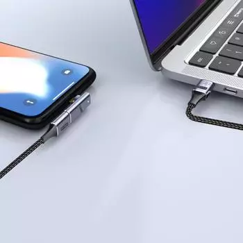 Магнитный адаптер USB C, 24-контактный разъем типа C, поддержка Thunderbolt 3, USB3.1, быстрая зарядка PD 140 Вт, передача данных 40 Гбит/с B