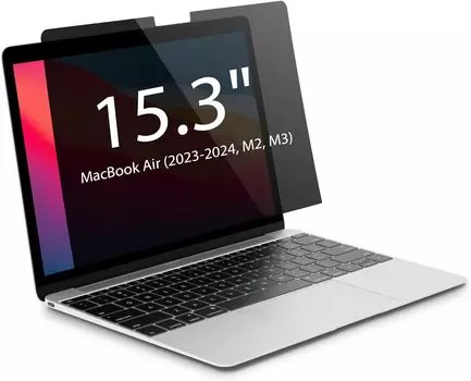 Магнитный экран конфиденциальности для MacBook Air 15,3 дюйма (2023-2024, М2, М3) Блокировка синего света, антибликовое защитное покрытие для MacBook Pro 13 13.6 14 15 16 13 inch