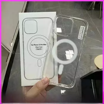 Магнитный акриловый чехол для iPhone 11, 12, 13, 14, 15 Pro Max Apple 16plus