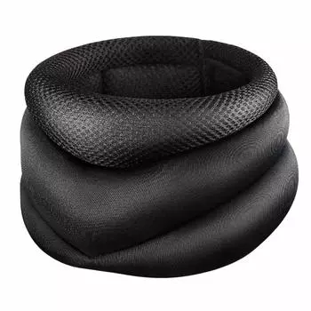 Магнитный электрический нагревательный шейный бандаж, шейный воротник для поддержки и снятия боли в шее чёрный