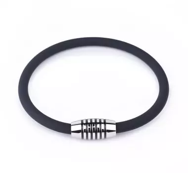 Магнитный антистатический силиконовый магнитный германий для спортивного браслета [FUANNA] Браслет, Браслет, Браслет, Запястье, Унисекс, Регулируемый,