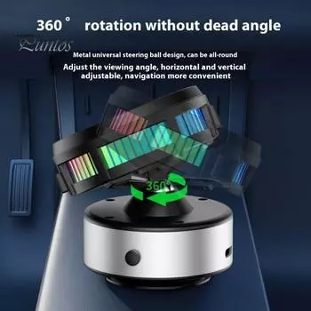 Магнитный автомобильный держатель для телефона 15 Вт, беспроводная зарядная подставка, быстрое рассеивание тепла, интеллектуальный контроль температуры, крепление на вентиляционную решетку без помощи рук для iPhone чёрный