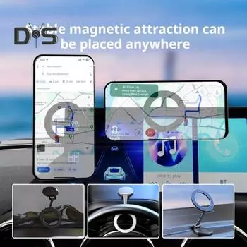 Магнитный автомобильный держатель для телефона на стол, подставка для мобильного телефона в спортзале для iPhone, внедорожное крепление с защитой от сотрясений, регулировка угла наклона, устойчивый к ржавчине кронштейн для телефона серебряный