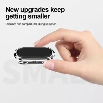 Магнитный автомобильный держатель для телефона, подставка для мобильного телефона, магнитное крепление на вентиляционное отверстие, поддержка GPS в автомобиле для iPhone 15, 14, 13, X, Xiaomi, Samsung, Huawei чёрный