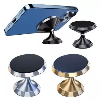 Магнитный автомобильный держатель для телефона с вращением на 360 градусов, сильное магнитное крепление для приборной панели, универсальное автомобильное крепление для всех сотовых телефонов 1pc