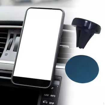 Магнитный автомобильный держатель для телефона с вращением на 360°, крепление Hands Free на вентиляционную решетку, черный Pink