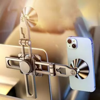 Магнитный автомобильный держатель для телефона, складной автомобильный держатель для телефона, универсальный магнитный держатель для смартфона для iPhone Samsung чёрный