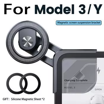 Магнитный автомобильный держатель для телефона Tesla Model 3 YXS, держатель для телефона на магните, съемная подставка для сотового телефона