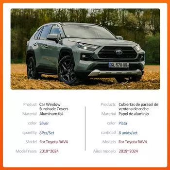 Магнитный автомобильный солнцезащитный козырек для Toyota RAV4 XA50 Hybrid 2019~2024, рама лобового стекла, шторка, заднее боковое окно, аксессуары для люка