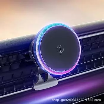 Магнитный беспроводной зарядный держатель для автомобиля Tesla Model 3 Highland Fast Wireless Charging Mount Smartphone Car Charger для iPhone