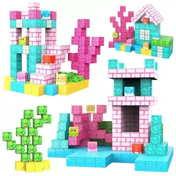 Магнитный блок HIWO, магнитный куб, головоломка Ocean World, игрушка большого размера, 33 мм, 3D-головоломка, строительные блоки, архитектурный набор для детей, мальчиков и девочек, 3D-игрушка