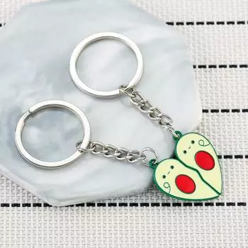 Магнитный брелок для пары с авокадо, лучший друг, пара, рюкзак, подвеска, подарок