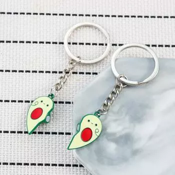 Магнитный брелок для пары с авокадо, лучший друг, пара, рюкзак, подвеска, подарок