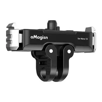 Магнитный быстросъемный кронштейн с креплением в виде когтя с 2 зубцами и резьбовым наконечником 1/4 дюйма, магнитный адаптер для экшн-камеры Gopro 13
