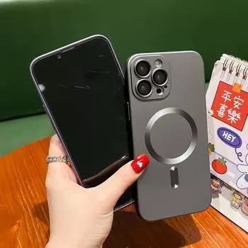 Магнитный чехол для беспроводной зарядки Magsafe для iPhone 15 14 13 12 11 Pro XS Max XR X 8 Plus SE, мягкий чехол из ТПУ T18 For iPhone 12