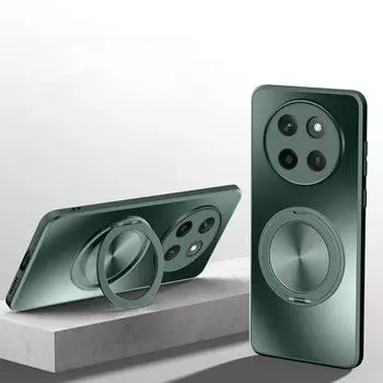 Магнитный чехол для беспроводной зарядки Magsafe для Huawei Honor X9C Smart X9 C X60 Pro X50 матовый держатель-подставка для телефона For Honor X9C чёрный