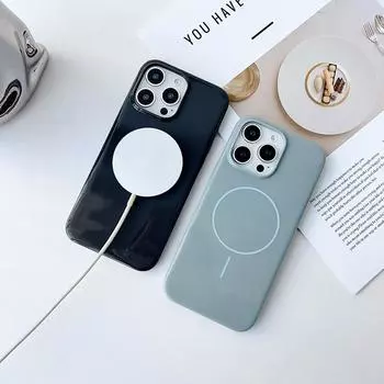 Магнитный чехол для iPhone 11 13 16 Pro Max iPhone 14 15 Pro Max 12 13 Pro Max 13 Pro 14 Pro Ударопрочный водонепроницаемый Простой однотонный цвет iPhone 11 золотой