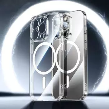 Магнитный чехол для iPhone 15 14 13 12 Pro Max, противоударный чехол для iPhone 14 Pro Max 15 Plus 15Pro, чехлы Macsafe из ТПУ iPhone 15 Pro Max чёрный