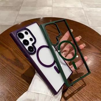 Магнитный чехол для мобильного телефона Samsung S24 Ultra/S24 — MagSafe Skin-Feel Transparent S24 Plus для Японии и Южной Кореи. Samsung S24 Ultra