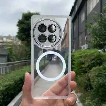 Магнитный чехол для OnePlus ACE 5 Pro 13R Мягкий силиконовый прозрачный чехол MagSafe для OnePlus13 R One Plus ACE5 Camera Protection Shell For OnePlus ACE 5 чёрный