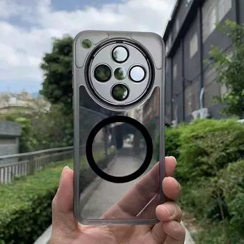 Магнитный чехол для OPPO Find X8 Pro X7 Ultra X6 Pro Мягкий силиконовый прозрачный чехол для телефона MagSafe Защита камеры Противоударный бампер For Find X8 Pro чёрный