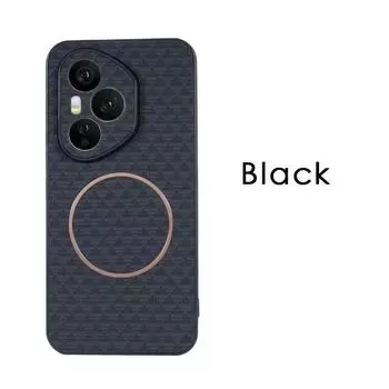 Магнитный чехол для телефона с горным узором, подходит для Honor X60pro Magic 7 Redmi K80 Huawei Pura 70 Vivo X200, силиконовый чехол для телефона Honor 400 чёрный