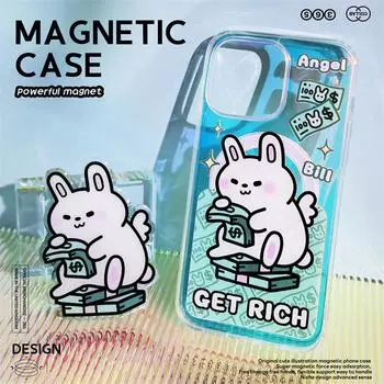 Магнитный чехол и держатель Zhitai для iPhone 13/14/15Pro Series iPhone 15 Plus