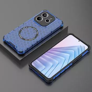 Магнитный чехол Magsafe Full Cover для Redmi Note 14 Pro Plus Note14Pro 13Pro+ POCO X7 5G, ударопрочный прозрачный защитный силиконовый чехол TPU Redmi note 14 5G чистый