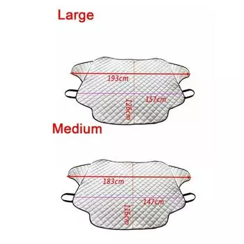 Магнитный чехол на лобовое стекло автомобиля, автомобильный солнцезащитный козырек, зимний защитный козырек от замерзания, водонепроницаемый трехслойный козырек 183x116cm