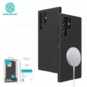 Магнитный чехол Nillkin Shield Pro для телефона Samsung Galaxy S22 Ultra 5G, ультратонкий противоударный чехол с защитой от отпечатков пальцев, задняя крышка