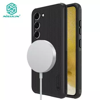 Магнитный чехол Nillkin Super Frosted Shield Pro, чехол для Samsung Galaxy S23 Plus, чехол для телефона, ультратонкий матовый ТПУ + противоударная задняя крышка для ПК