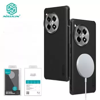 Магнитный чехол Nillkin Super Frosted Shield Pro для OnePlus 12R для OnePlus Ace 3, противоударный чехол для телефона с защитой от отпечатков пальцев, задняя крышка