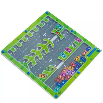 Магнитный цветной и цифровой лабиринт, подарки на день Святого Валентина для детей, сенсорная игрушка для детей