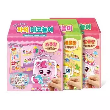 Магнитный декоративный игровой набор Sweet and Sour Catch Tiniping Season 4 из 3 предметов (Кислая смесь + Сладкая смесь + Горячая жевательная смесь), популярный персонаж в Корее