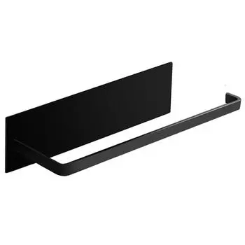 Магнитный держатель для бумажных полотенец, вешалка для бумажных полотенец для кухни, ванной комнаты (черный) КДЕ